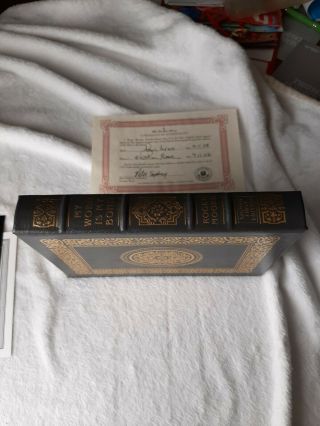 Signed First Edition - Easton Press,  My Word is My Bond,  Roger Moore 796/1225 2