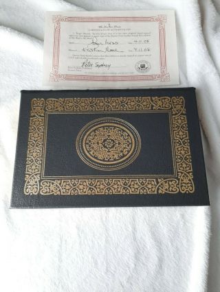 Signed First Edition - Easton Press,  My Word is My Bond,  Roger Moore 796/1225 3