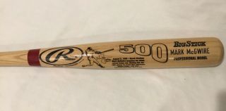 Mark Mcgwire Big Stick 500 Hr Limited Ed.  Rawlings Professional Bat 264/500