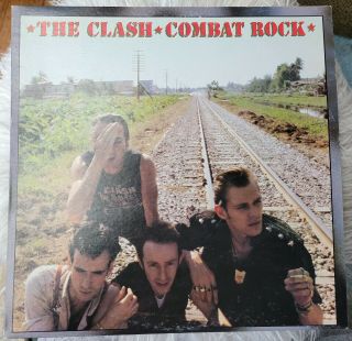 The Clash Combat Rock Vintage Vinyl Record Album 1982
