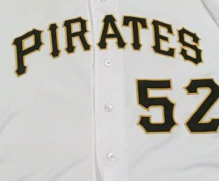 ANDERSON size 48 52 2018 Pittsburgh Pirates game jersey home white MLB hol 3