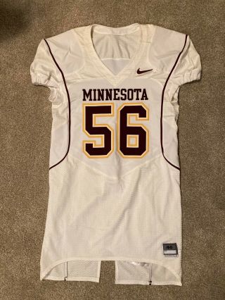 Minnesota Gophers Game Used/worn/issue Football Jersey 56