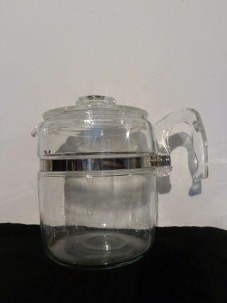 9 Cup Vintage Pyrex Flameware Glass Percolator Coffee Pot 9 Cup 7759,  9 Cup Coff