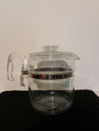 9 Cup Vintage Pyrex Flameware Glass Percolator Coffee Pot 9 Cup 7759,  9 Cup Coff 3