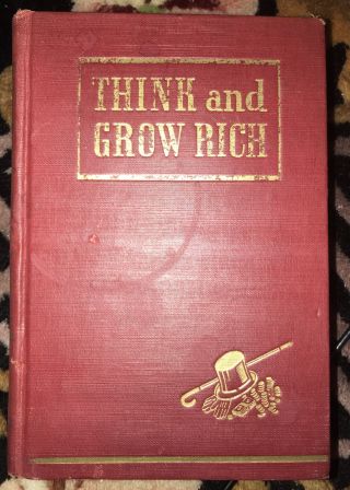 Vintage Think And Grow Rich 1952 Napoleon Hill Book In