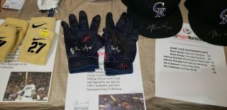 Matt Kemp Atlanta Braves Game Autograph Batting Gloves Mlb All Star