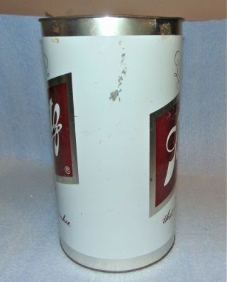Vintage 15in.  Tall Schlitz The Beer That Made Milwaukee Famous Trash Can 2