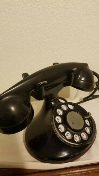 Vintage Bell Rotary Table Top Telephone Black