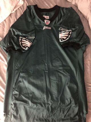 Authentic 2002 Philadelphia Eagles Team Issued Reebok Practice Jersey Blank