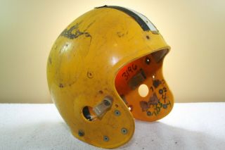 Schutt Vtg Adult Air Power Football Helmet Sz Lg Shell Game Worn 1984 35
