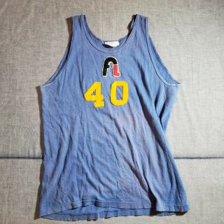 1940s - 50 Wilson Sporting Goods Game Uded Basketball Jersey