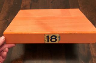 Authentic Shea Stadium Ny Mets Bleacher Plank Piece (18) W/ Mlb Serialized Holo