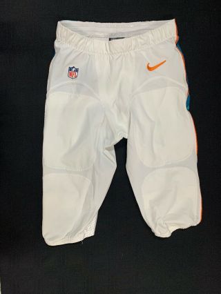 10 Miami Dolphins Kenny Stills Nike Game Football Pants Size 32 Drawstring