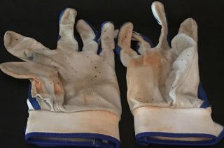 Anthony Alford Toronto Blue Jays Signed 2016 Game Batting Gloves 2