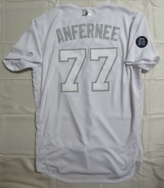 Dennis " Anfernee " Santana Team Issued 2019 Dodgers White Players Weekend Jersey