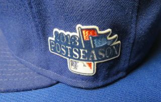 J.  P.  HOWELL Team Issued LOS ANGELES DODGERS Blue 2013 POSTSEASON Playoff HAT Cap 3