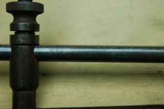 Vintage 845 Brown & Sharpe Machinist Trammel Points & Beam Mill Lathe Tools 2