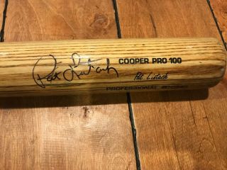 Pat Listach Milwaukee Brewers Auto Signed Cooper Game Bat 34.  5 "