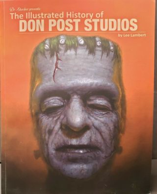 History Don Post Studios Book Monster Masks Halloween Horror Movies 1st Ed Pb