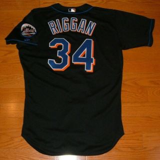 York Mets Jerrod Riggan Game Worn 2000 Rookie Jersey (hanshin Tigers)