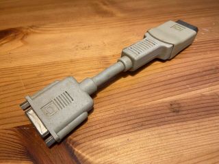 Apple Hdi - 45 To Db - 15 Vintage Macintosh Video Adapter Cable Rare Mac 590 - 0796 - A