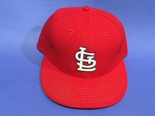Tuivailala Size 7 1/4 2015 Cardinals Red Game Hat Cap Mlb Hologram
