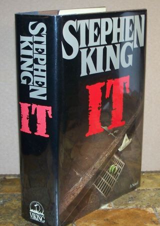It Stephen King Hbdj True First Edition,  First Printing,  Hb Priced $22.  95 Dj