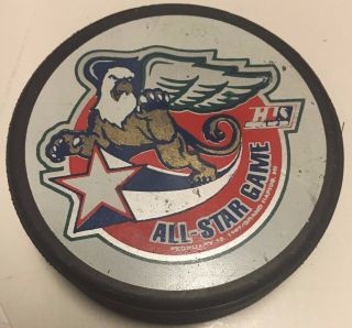 1997 Ihl All - Star Game Hockey Puck Grand Rapids Griffins