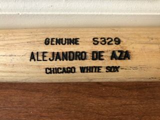 Alejandro De Aza Game Chicago White Sox Baseball Bat Red Sox Orioles Marlin