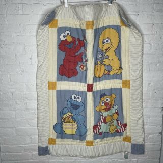 Vintage Sesame Street Baby Blanket