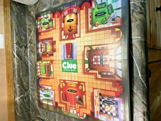 Vintage 1998 Clue Board Game Parker Brothers - Game Board Only Replacement Piece