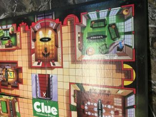Vintage 1998 Clue Board Game Parker Brothers - GAME BOARD ONLY Replacement Piece 3