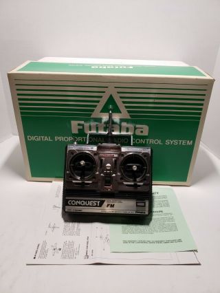 Vintage Futaba Conquest Digital Proportional Radio Control System Fp - 4nbf -
