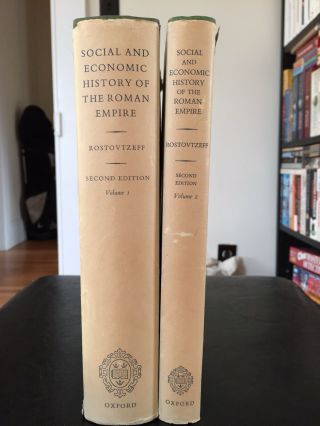 Social And Economic History Of The Roman Empire By M Rostovtzeff 2nd Ed.  1963