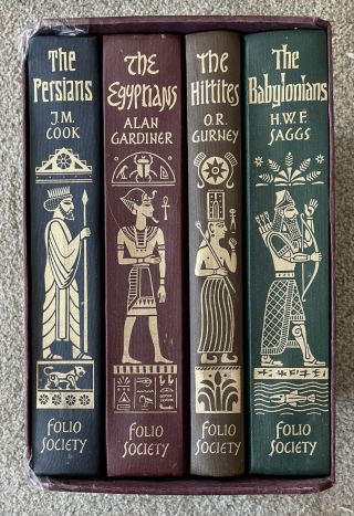 4 Volume Set Empires Of The Ancient Near East From Folio Society Persians,  Babyl