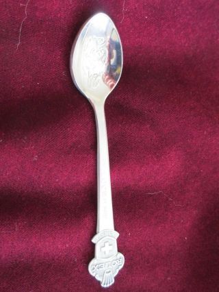 Vintage Rolex Lucerne Bucherer of Switzerland Souvenir Spoon 2