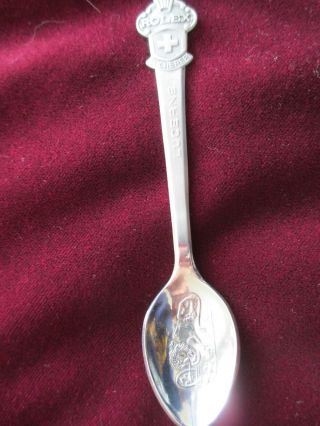 Vintage Rolex Lucerne Bucherer of Switzerland Souvenir Spoon 3