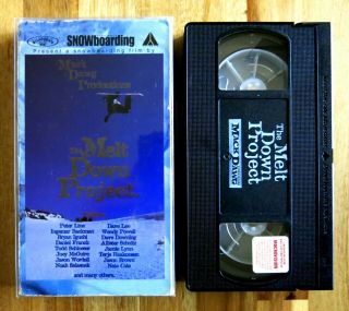 Vintage Rare Snowboard Video Vhs Melt Down Project 1995 Mack Dawg Productions