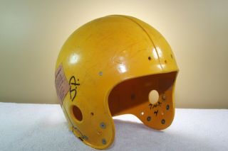 Riddell Vtg Adult Wd1 Football Helmet Large Shell Game Worn