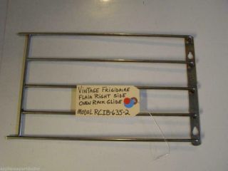 Model Rcib - 635 - 2 Vintage Frigidaire Flair Stove Right Side Oven Rack Glide