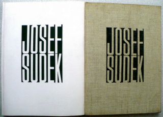 For Josef Sudek - Book " Fotografie " W.  Unoriginal Dust Jacket - 1956