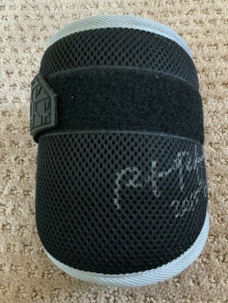 Rob Refsnyder 2015 Game Elbow Guard Autograph Signed Yankees Worn