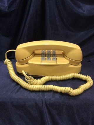 Vintage Western Electric Yellow Princess Phone W/volume Handset Real