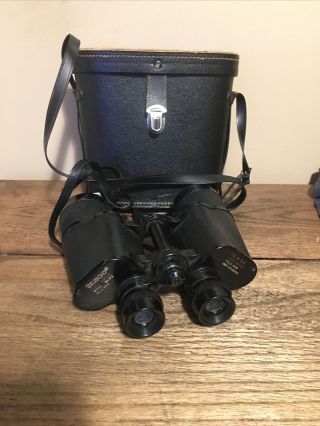 Vintage Tasco Binoculars Model 312 10x50 With Case