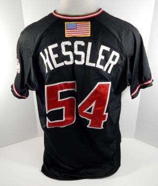 2018 Albuquerque Isotopes Keith Hessler 54 Game Black Jersey