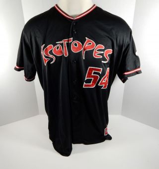 2018 Albuquerque Isotopes Keith Hessler 54 Game Black Jersey 2