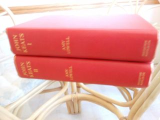 John Keats By Amy Lowell With Illustrations,  2 Vol Set - 1925 1st Edition. 2