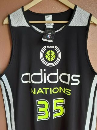 NWT ADIDAS NATIONS GAME PLAYER EXCLUSIVE PE JERSEY MARIO KEGLER XL,  2 WOW 3