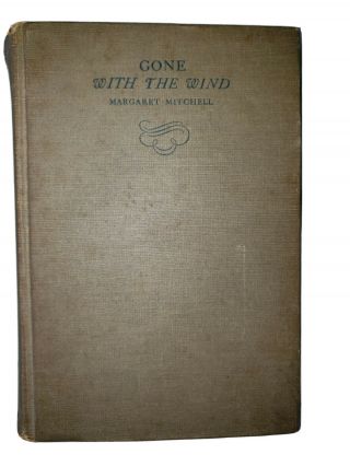 Vintage/antique 1st Edition June Printing 1936 Gone With The Wind Book Hc