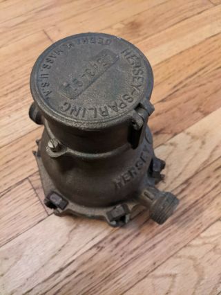Hersey - Sparling Meter 5/8 Bronze Water Meter Vintage Steampunk Prop Complete
